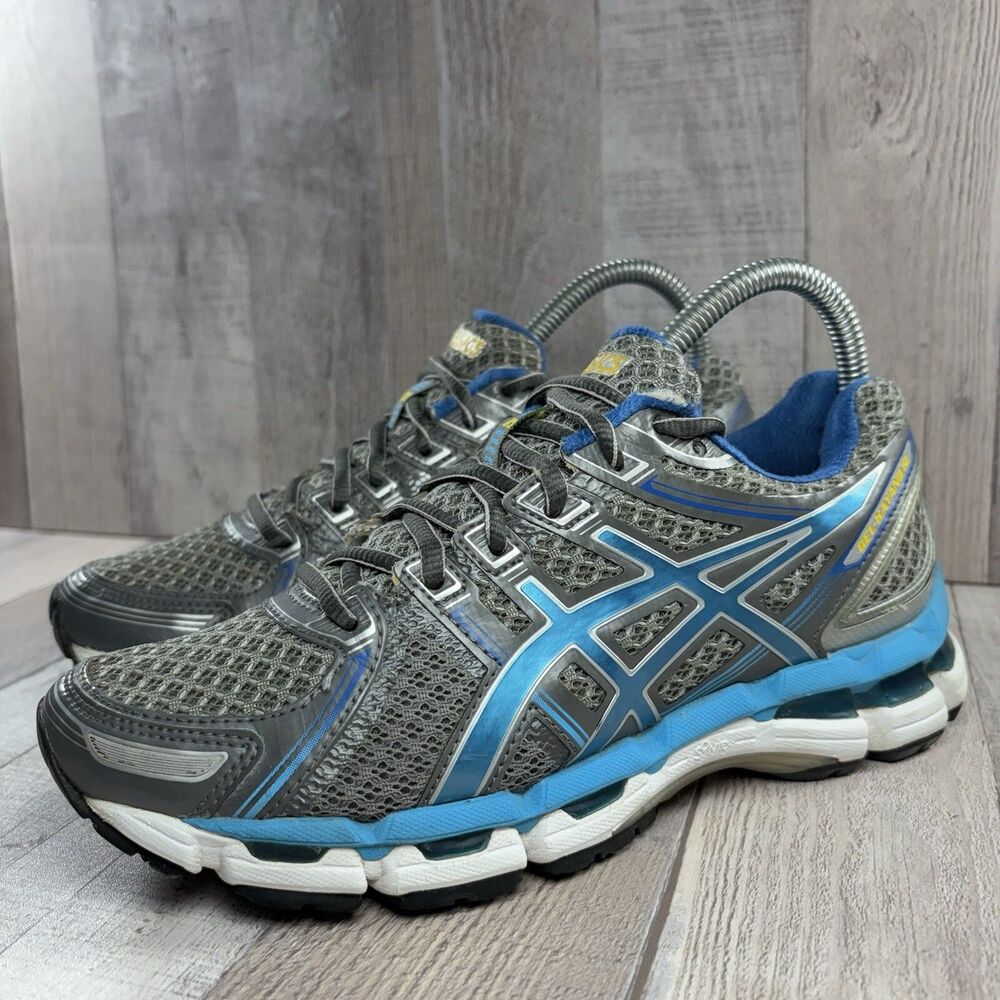 Asics GEL Kayano 19 Women's Size 7 Running Shoes Sneakers Athletic Gray Teal